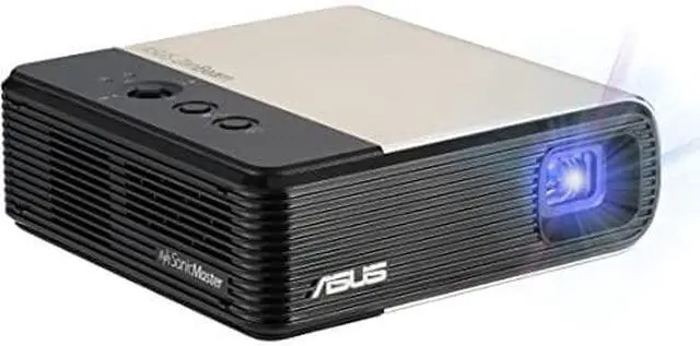 Alt view image 9 of 17 - ASUS ZenBeam E2 Mini LED Portable Wireless Projector - 300 LED lumens, Auto Portrait mode for smartphone mirroring, 4 hour Video Playback, Power Bank, 5W Speaker, USB, HDMI