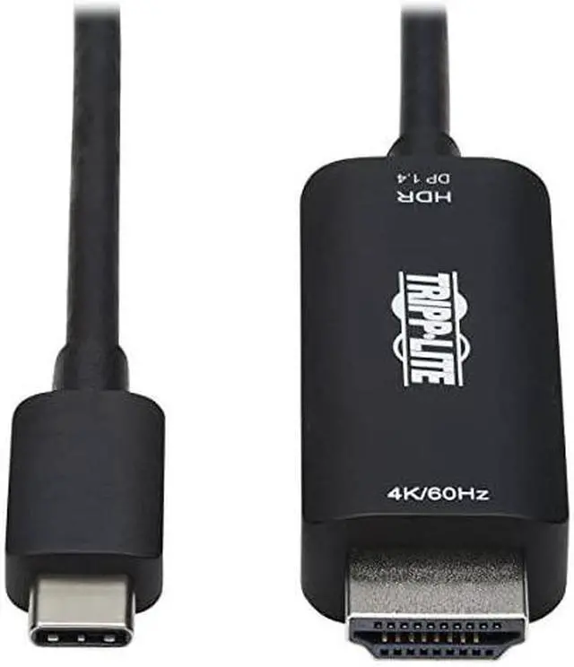 Alt view image 10 of 13 - Tripp Lite U444-003-Hdr4be Usb-C To Hdmi Adapter Cable M/M Black 3 Ft.