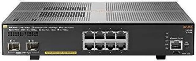 Alt view image 12 of 12 - HP JL258A Aruba 2930F 8G PoE+ 2SFP+, Fixed Port L3 Managed Ethernet Switches Switch