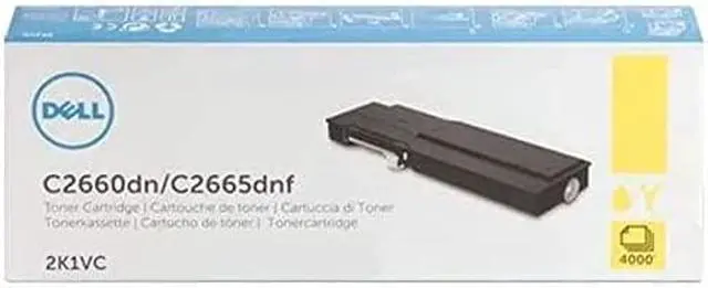 Alt view image 5 of 6 - DELL PRINTER ACCESSORIES 2K1VC C266X YELLOW TONER FOR