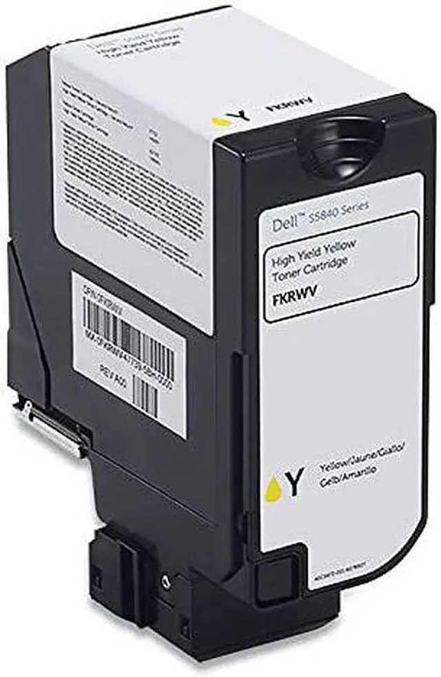 Alt view image 4 of 6 - DELL OEM Toner, YELLOW, yield 12,000 593BBYB