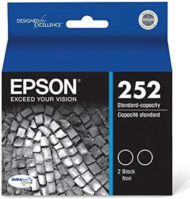 Alt view image 6 of 6 - EPSON AMERICA T252120-D2 T252 DuraBrite Black Dual Pack