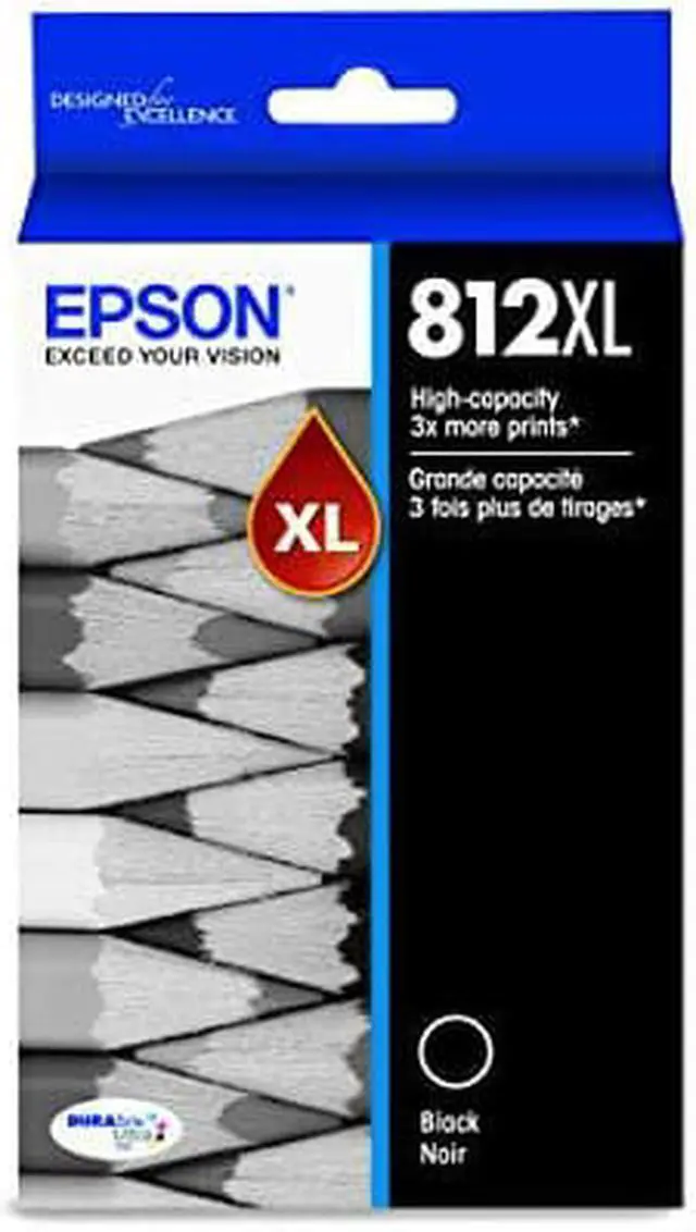 Alt view image 4 of 12 - Epson T812XL Black DuraBrite Ultra High-Yield Ink T812XL120S