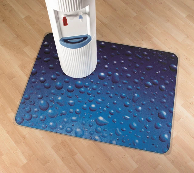 Alt view image 12 of 13 - Colortex Mat Drops Design HardFloors/LowPile Carpet36x48 FC229220ECDR
