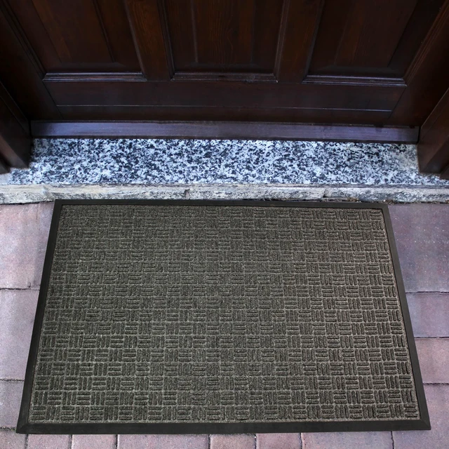 Alt view image 6 of 6 - Floortex Home / Office Decor Pad / Carpet Doortex Ribmat Charcoal Heavy Duty Door Mat in - 36" x 60"