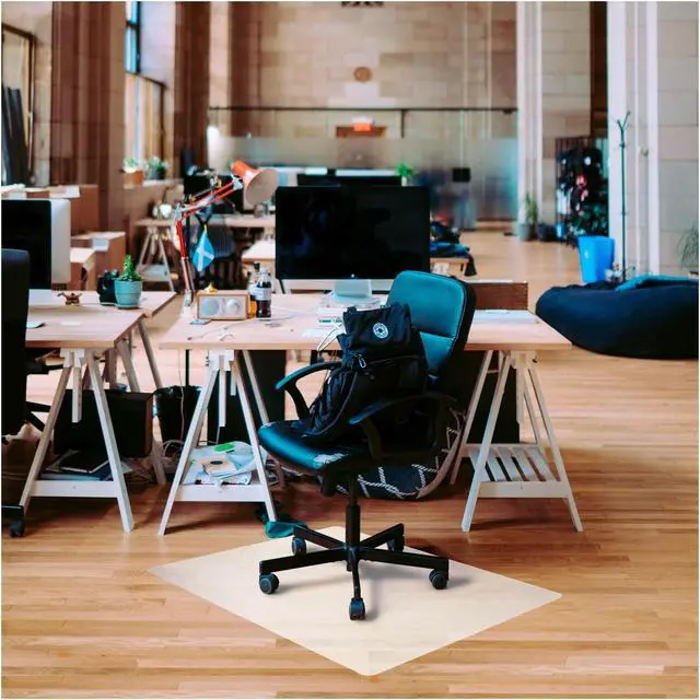 Alt view image 8 of 9 - Ecotex Floortex Revolutionmat 35" x 46" Rectangular Chair Mat for Hard Floor Polypropylene (NCMFLLAC0002)