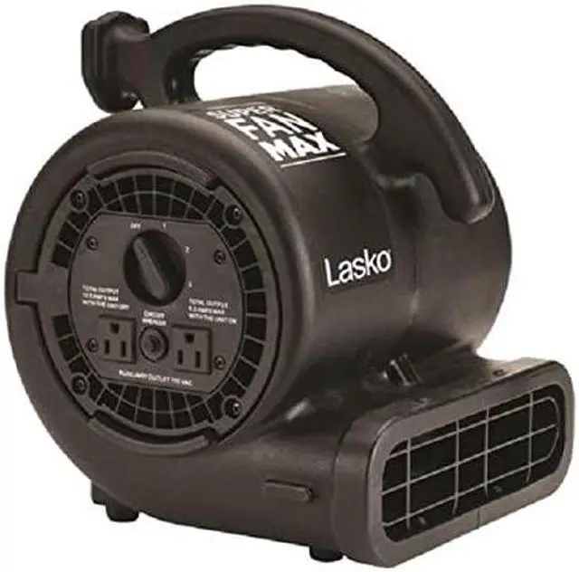 Alt view image 5 of 5 - Lasko High Velocity Super Fan Max Air Mover SF20BK
