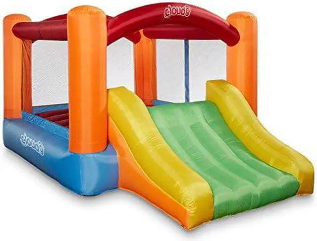 Alt view image 7 of 8 - Cloud 9 Bounce House With Slide With Blower And Bag