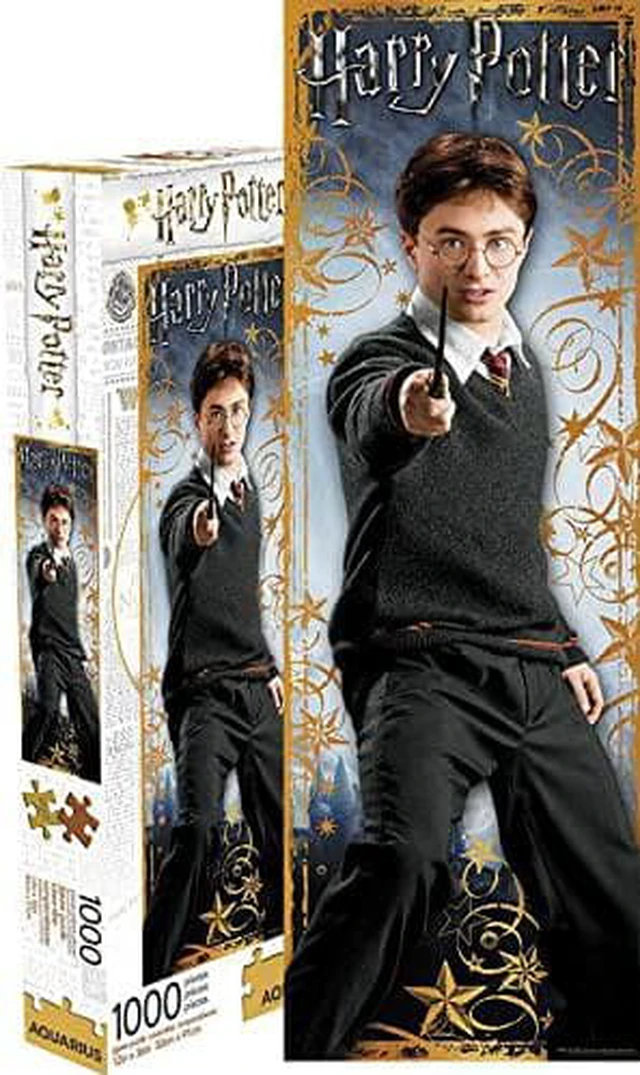 Main image of AQUARIUS Harry Potter Puzzle Harry (1000 Piece Jigsaw Puzzle) - Officially Licensed Harry Potter Merchandise & Collectibles - Glare Free - Precision Fit - Virtually No Puzzle Dust - 13x36in
