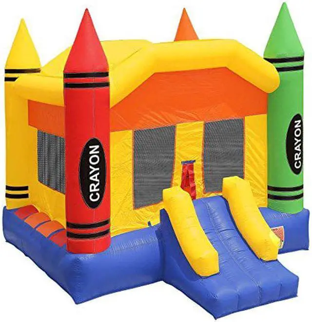 Alt view image 7 of 8 - Inflatable HQ Commercial Grade Bounce House 100% PVC Crayon Castle Jumper Inflatable Only