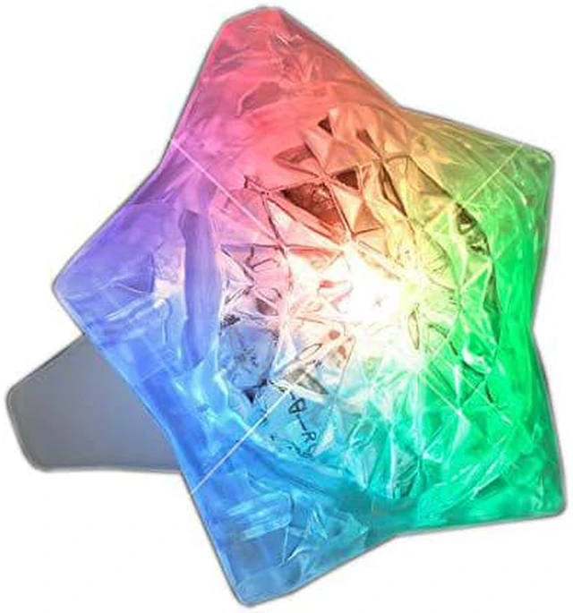 Main image of blinkee Aurora Huge Crystal Star Prism Gem Rings RGB