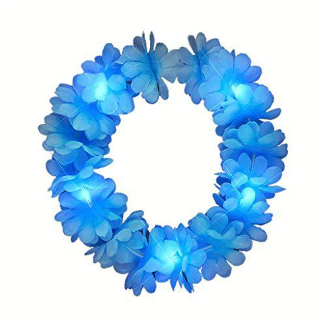 Alt view image 3 of 3 - Blinkee A1350-1 Light Up Flashing Blue Flower Angel Halo Crown Headband