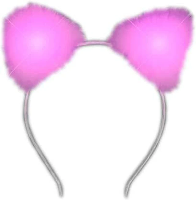 Main image of blinkee Pink LED Soft Cat Ears Headband