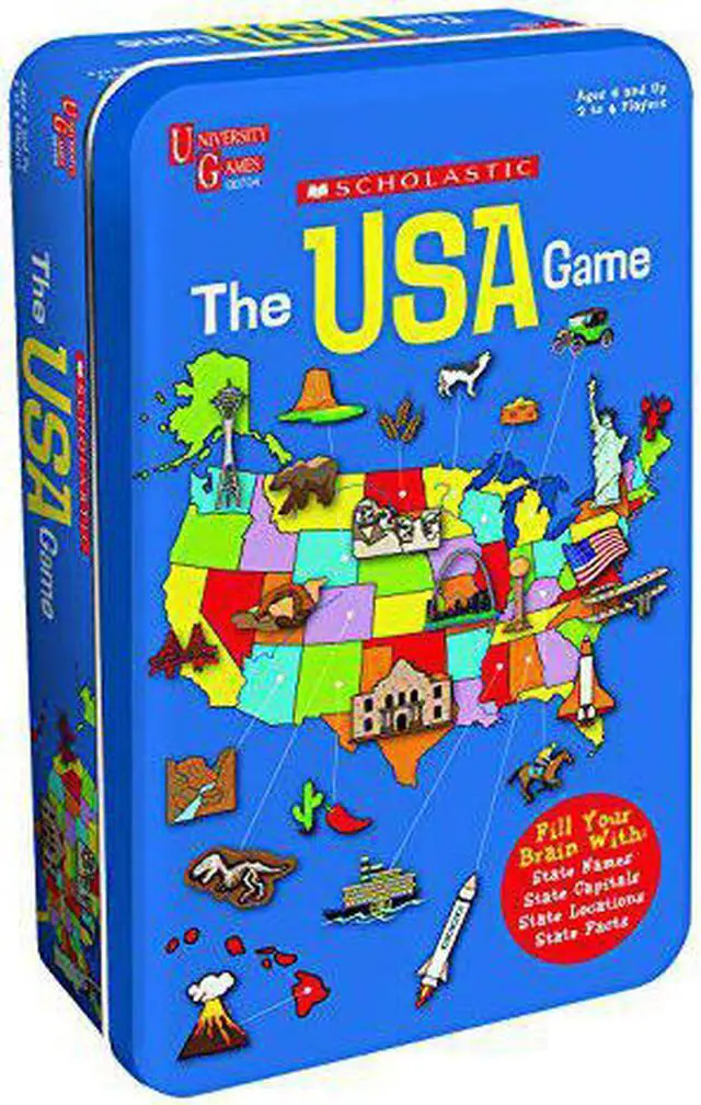 Alt view image 2 of 2 - Scholastic - The USA Game