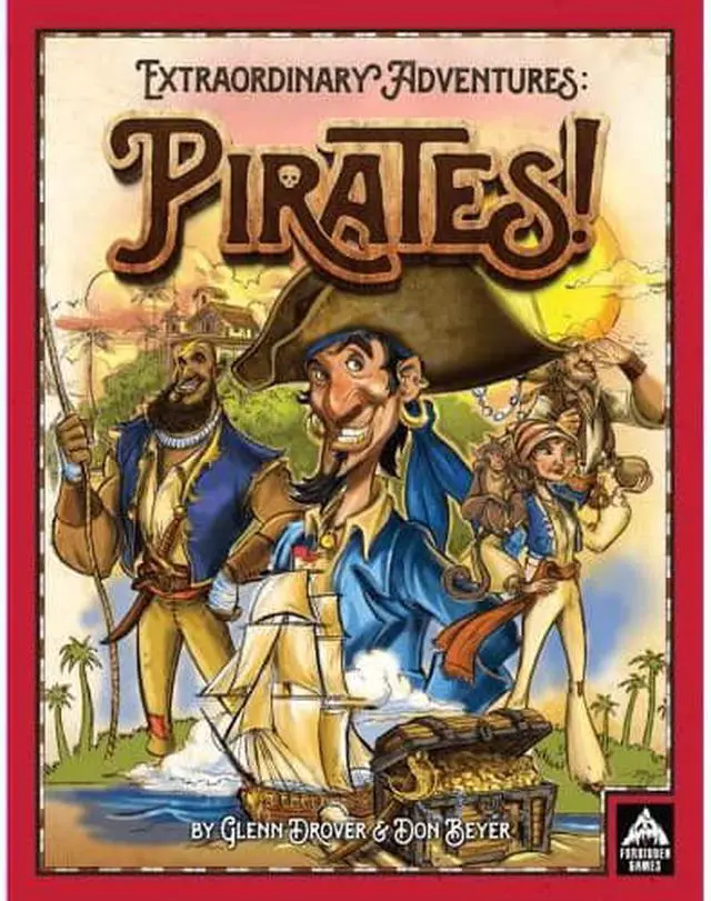 Alt view image 5 of 7 - Extraordinary Adventures Pirates Family Fun Board Game Forbidden Games