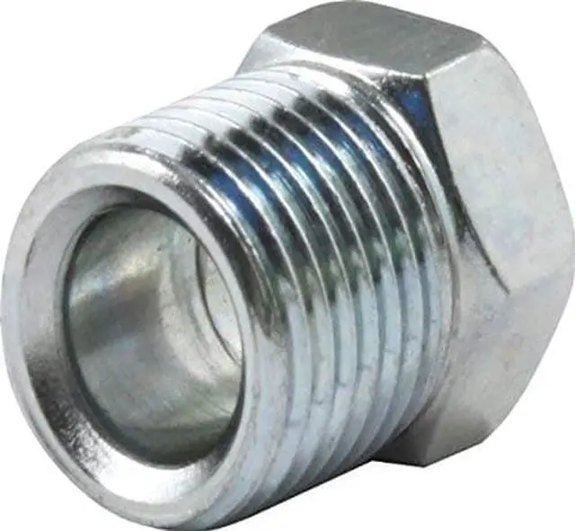 Main image of Allstar Performance ALL50116 1/4" Zinc Plated Inverted Flare Nut, (Set of 10)