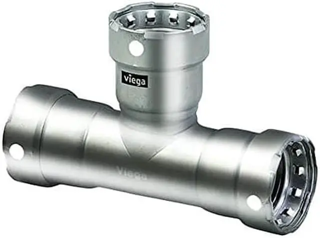 Alt view image 9 of 10 - VIEGA 95110 Viega MegaPress tee, 3/4" x 3/4" x 3/4"