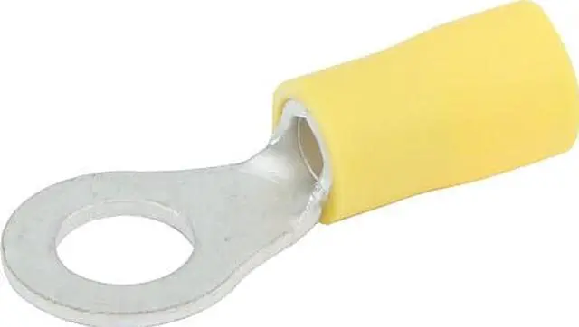 Main image of Allstar Performance ALL76054 Insulated Ring Terminal, 1/4" Hole, Pack of 20
