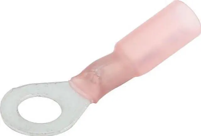 Main image of Allstar Performance (ALL76064) 1/4" Hole Heat Shrink Ring Terminal, Pack of 10