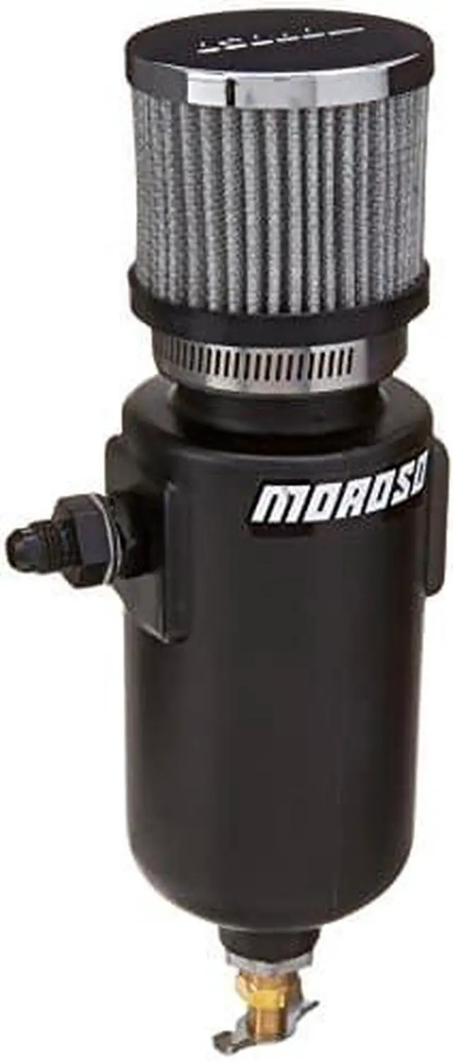 Main image of Moroso 85406 6AN Fitting Breather Tank - 1 Quart Capacity