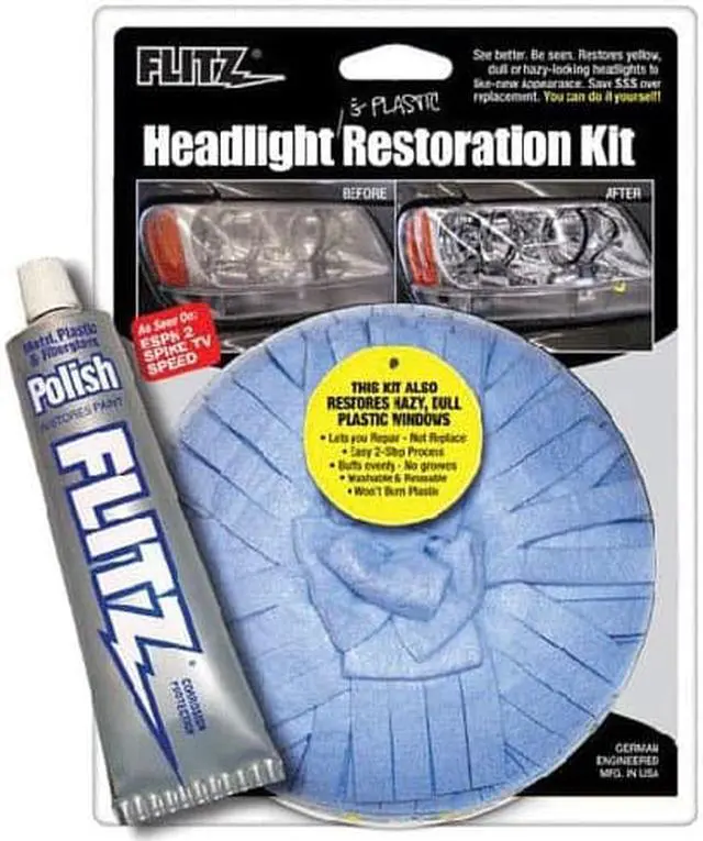 Alt view image 9 of 9 - Flitz HR31501 Headlight Restoration Kit
