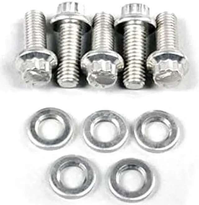 Main image of ARP 625-1250 Stainless Steel 3/8-16" RH Thread 1.250" UHL 6-Point Bolt with 7/16" Socket and Washer, (Set of 5)