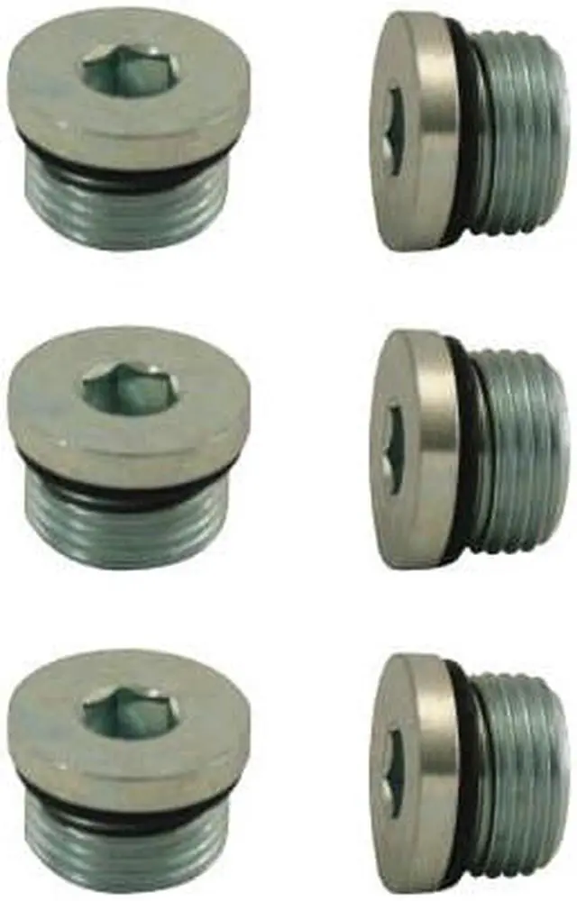 Main image of Moroso 97005 PLUG, STEEL -8AN, 3/4-16, WITH O-RING
