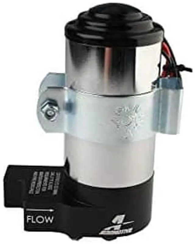 Main image of Aeromotive Fuel Pump, H/O Marine, Electric, In-Line, 90 gph at 5 psi, 3/8 in NPT Female Inlet/Outlet, 7 psi Internal Regulator, Black, E85 / Gas, Each