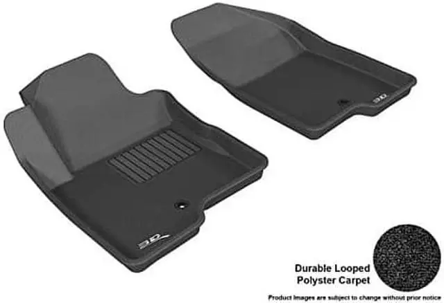 Alt view image 3 of 3 - 3D MAXpider JEEP COMPASS / PATRIOT 2007-2017 KAGU BLACK R1 (1 POST ON PASSENGER SIDE)