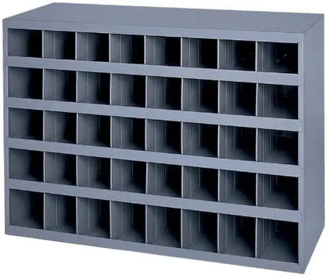 Alt view image 9 of 9 - DURHAM MFG 359-95 Prime Cold Rolled Steel Pigeonhole Bin Unit , 12 in D x 23