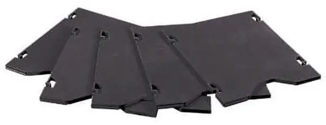 Alt view image 3 of 3 - Safco 7753BL E-Z Sort Additional Mail Trays - 5 Shelves - 11 x 12.5 x 0.5 - Black