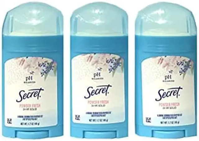 Main image of Secret Secret Anti-Perspirant Deodorant Wide Solid Powder Fresh, Powder Fresh 1.7 oz (Pack of 3)