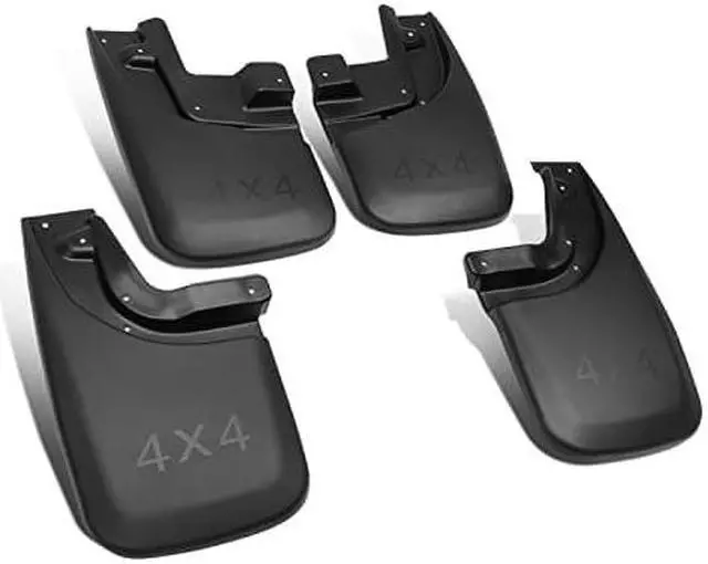 Alt view image 7 of 7 - DNA Motoring WFMK-008 For 2005 to 2015 Toyota Tacoma 4X4 4Pcs Matte Black Front+Rear Wheel Mud Guard Splash Flaps Kit