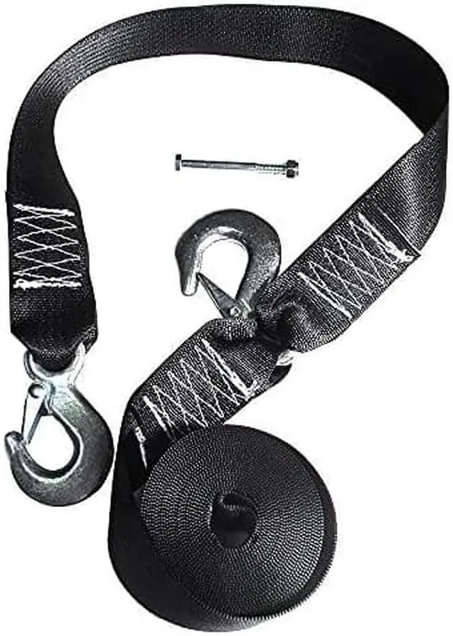 Alt view image 6 of 7 - Rod Saver Winch Strap Replacement w/Safety Strap - 20'