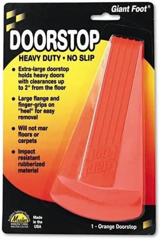 Alt view image 12 of 15 - Master Caster Doorstop,N-Slip,Giant,Oe 00965