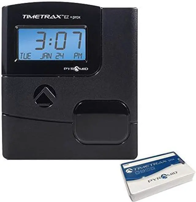 Alt view image 7 of 13 - Pyramid Time Systems TimeTrax EZ Proximity Time Clock System, Ethernet, No Touch Employee Check In