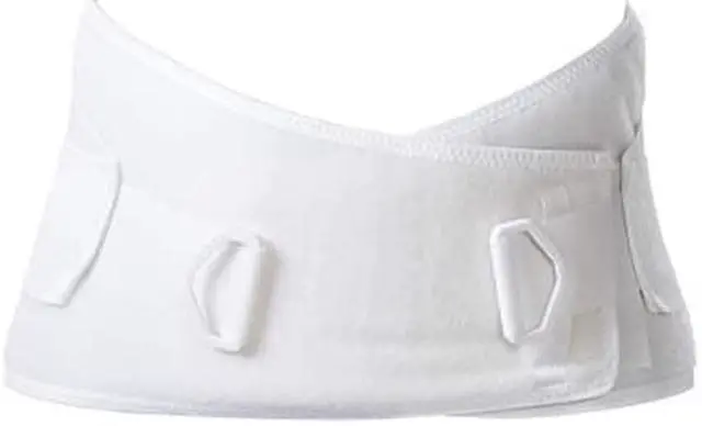 Alt view image 2 of 2 - CORFIT SYSTEM LS BACK SUPPORT ELASTIC LUMBOSACRAL SPINAL SUPPORT, X-LARGE, WHITE