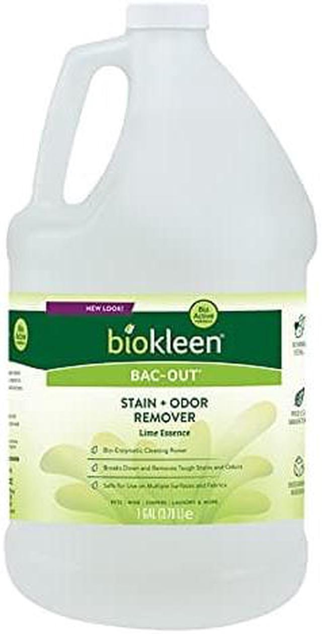 Biokleen Bac-Out Stain Remover for Clothes & Carpet - 128 Ounce - Enzyme,  Destroys Stains & Odors Safely, for Pet Stains, Laundry, Diapers, Wine,  Carpets - Eco-Friendly, Plant-Based 
