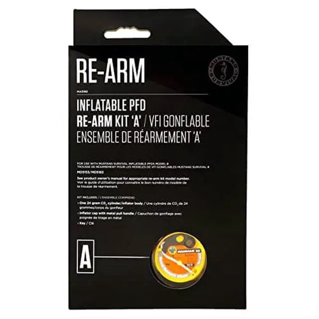 Alt view image 8 of 9 - MUSTANG SURVIVAL MUSTANG RE-ARM KIT FOR MD5183  MA5183