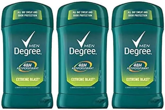 Main image of Degree Men Anti-Perspirant Deodorant Invisible Stick Extreme Blast - 2.7 oz, Pack of 3