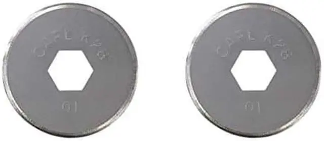 Alt view image 3 of 4 - Bidex Replacement Straight Blades For Heavy-Duty Rotary Trimmers, 2/Pa