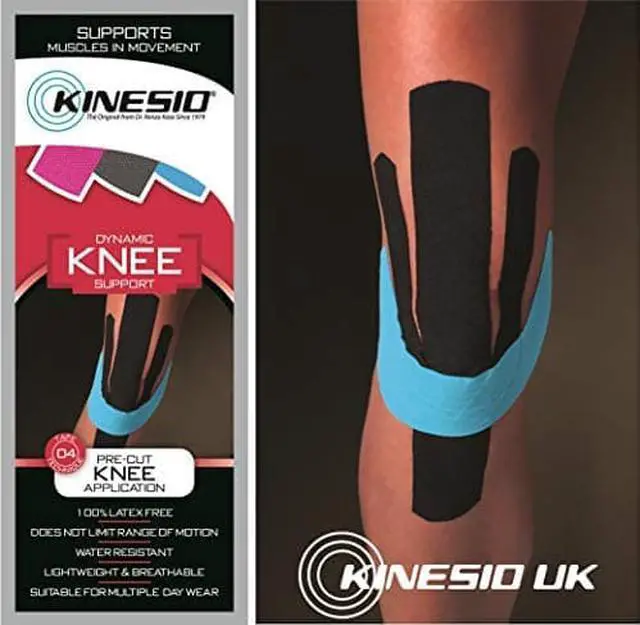 Alt view image 3 of 10 - Kinesio Pre-Cut Application Knee Tape