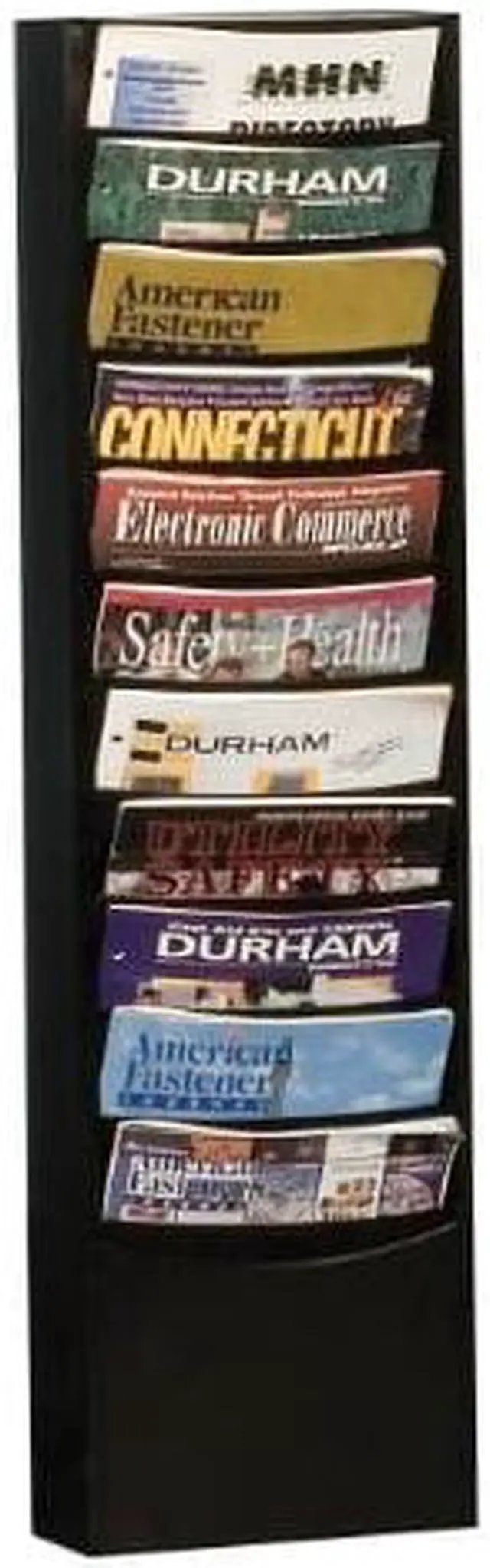 Alt view image 8 of 8 - DURHAM MFG 402-08 Literature Rack,Compartment 11,Blk