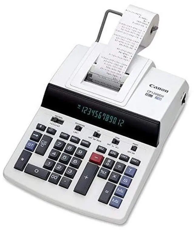 Alt view image 12 of 16 - Canon  Printing Calculator CP1200DII