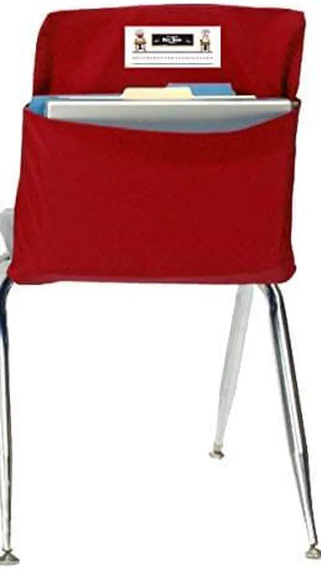 Main image of Seat Sack 10117 Storage Pocket, Grade 3-6, 17" Size, Large, Red