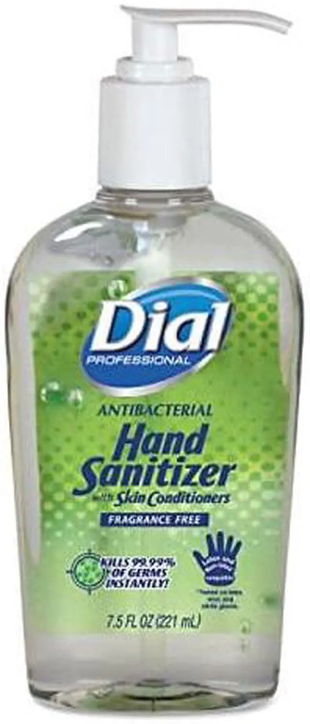 Alt view image 3 of 3 - Dial DIA 01585 Antibacterial Hand Sanitizer with Moisturizers, 7.5oz, Fragrance-Free