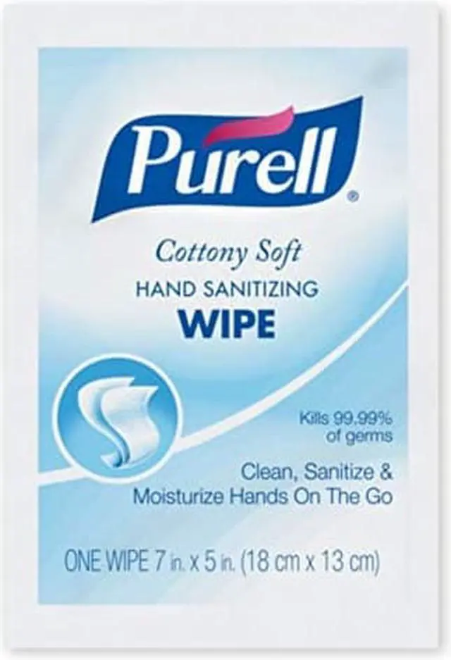 Alt view image 9 of 9 - Cottony Soft Hand Sanitizing Wipes, Single Packets, PK1000 PURELL 9026-1M