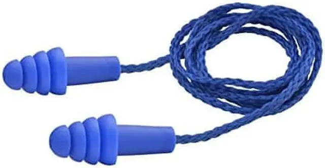Alt view image 7 of 7 - DELTA PLUS EP-411 Quattro(TM) Reusable Rubber Vinyl Ear Plugs, Flanged Shape,