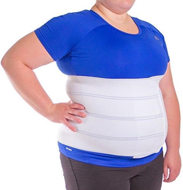 Wide Abdominal Binder Belly Wrap – Plus Size Postpartum Tummy Tuck Belt  Provides Slimming Bariatric Stomach Compression or to Help Hernia or Post  Surgery Healing & Support (XXL 3XL Stomach 47” to