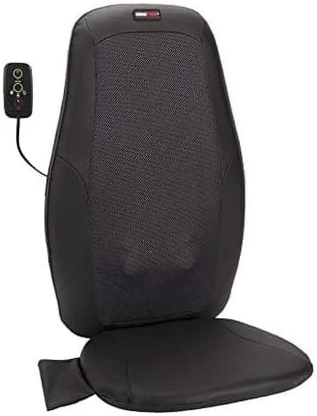 Main image of ObusForme Deep Kneading Shiatsu Back Massager with Heat | 3 Massage Zones - Upper, Lower or Full Back | Massage Cushion for Use with Chair